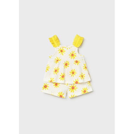 Conjunto tirantes bambula bebé niña mayoral