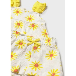 Conjunto tirantes bambula bebé niña mayoral