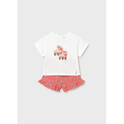 Conjunto short estampado bebé niña mayoral