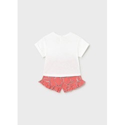Conjunto short estampado bebé niña mayoral