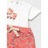 Conjunto short estampado bebé niña mayoral