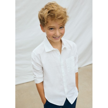 Camisa m/l cuello camisero chico mayoral