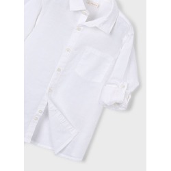 Camisa manga larga con lino niño mayoral