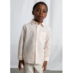 Camisa manga larga con lino niño mayoral