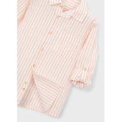 Camisa manga larga con lino niño mayoral