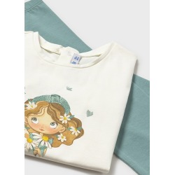 Conjunto 3 piezas con chaqueta bebé niña mayoral