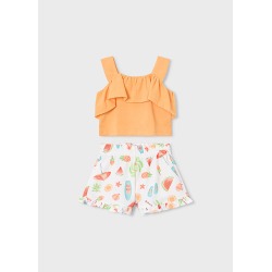 Conjunto estampado con top...