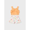 Conjunto estampado con top volantes niña mayoral