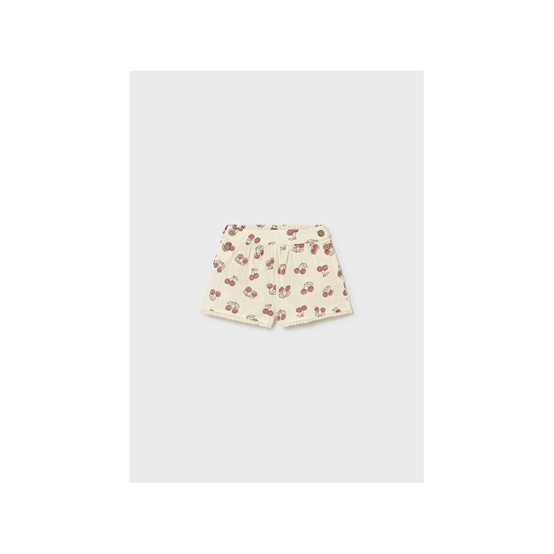 Short estampado cerezas bebé mayoral