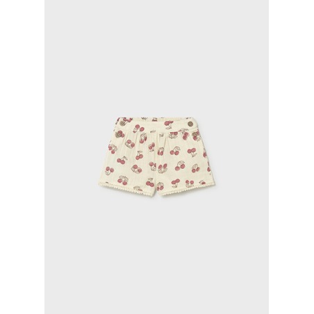 Short estampado cerezas bebé mayoral