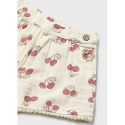 Short estampado cerezas bebé mayoral