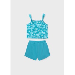 Conjunto short estampado chica mayoral