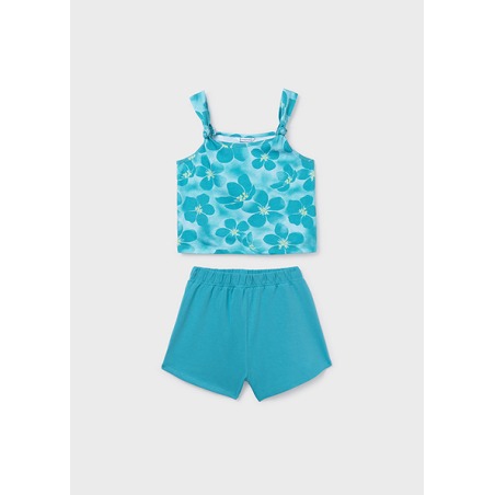 Conjunto short estampado chica mayoral