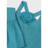 Conjunto pantalón corto y top flor chica mayoral