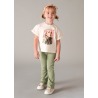 Camiseta con banda estampado niña mayoral