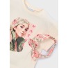 Camiseta con banda estampado niña mayoral