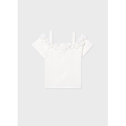 Camiseta flores chica mayoral