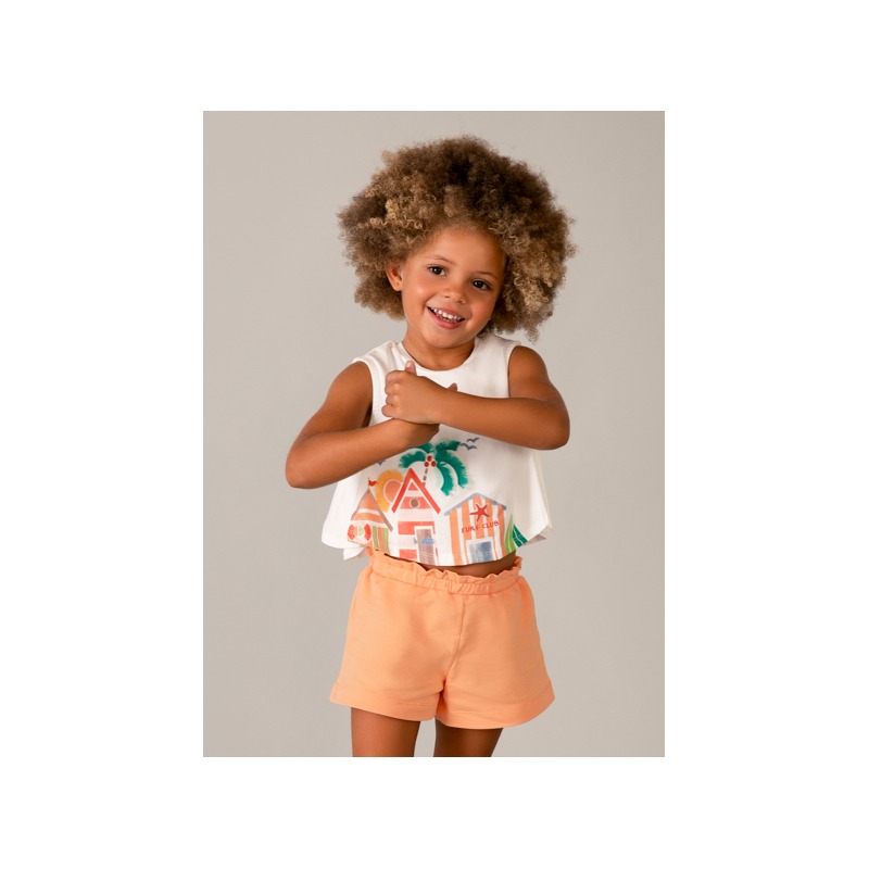 Conjunto short y camiseta niña mayoral