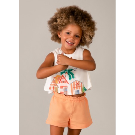 Conjunto short y camiseta niña mayoral