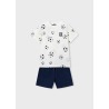 Conjunto bermuda y camiseta estampada niño mayoral