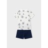 Conjunto bermuda y camiseta estampada niño mayoral