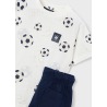 Conjunto bermuda y camiseta estampada niño mayoral