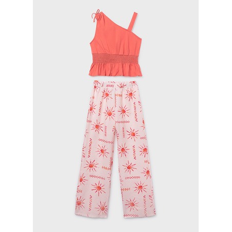 Conjunto pantalón largo estampado chica mayoral