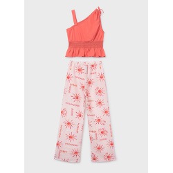 Conjunto pantalón largo estampado chica mayoral