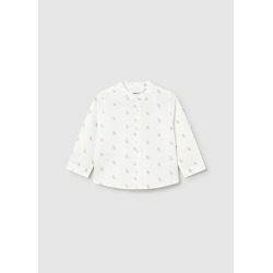Camisa m/l lino cuello mao bebe mayoral