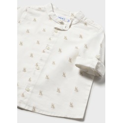 Camisa m/l lino cuello mao bebe mayoral