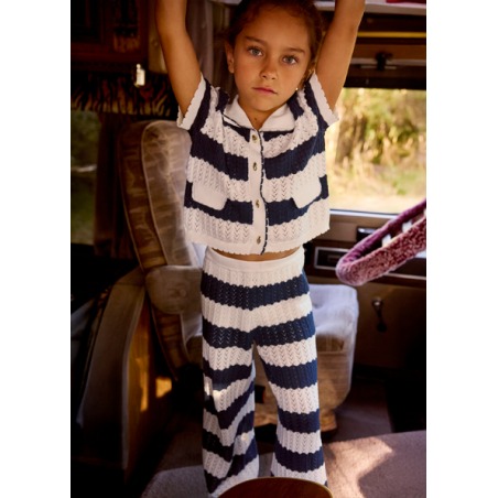 Conjunto tricot rebeca y pantalón niña mayoral