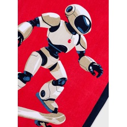 Toalla playa robot niño mayoral