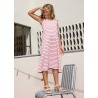 Vestido rayas midi chica mayoral