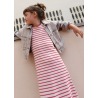 Vestido rayas midi chica mayoral