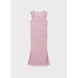 Vestido rayas midi chica mayoral