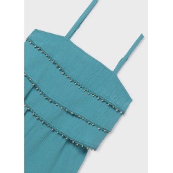 Mono largo volantes chica mayoral