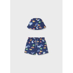 Conjunto bañador y gorro...