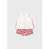 Conjunto short estampado y camiseta bebé niña mayoral