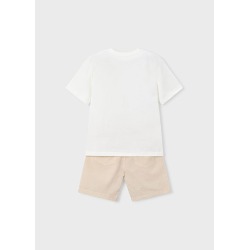 Conjunto bermuda con bordado niño mayoral