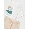 Conjunto bermuda con bordado niño mayoral