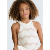 Vestido tricot zig zag chica mayoral