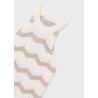 Vestido tricot zig zag chica mayoral