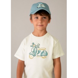 Camiseta con moto bordada...