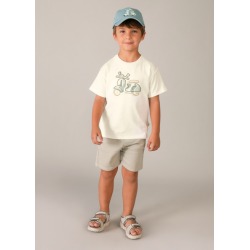 Camiseta con moto bordada niño mayoral