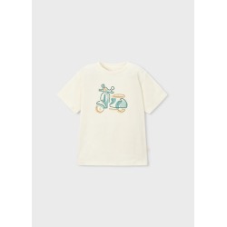 Camiseta con moto bordada niño mayoral