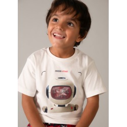 Camiseta interactiva robot niño mayoral