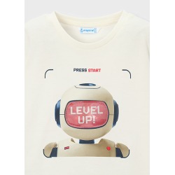 Camiseta interactiva robot niño mayoral