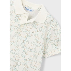 Polo estampado motos niño mayoral