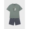 Conjunto bermuda y camiseta relieve chico mayoral