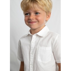 Camisa mc con lino niño mayoral